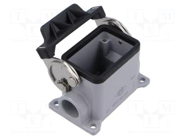 Enclosure for connectors: HDC; size 44.27; with latch; M20 ILME MHP06L20
