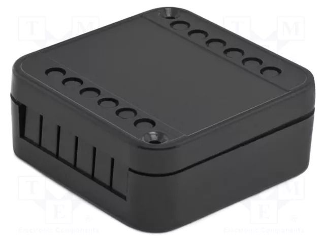 Enclosure: junction box; X: 44mm; Y: 44mm; Z: 18mm; black ELBAG S502/B