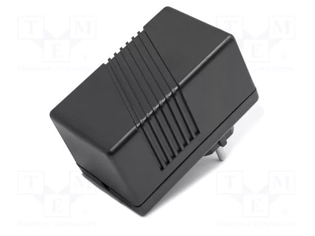 Enclosure: for power supplies; X: 64.5mm; Y: 120mm; black ELBAG 120.65/CH/TOT