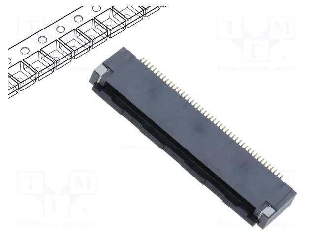 Connector: FFC/FPC; gold-plated; SMT; 500mA; 50V; FH28K; PIN: 45 HIROSE FH28K-45S-05SH-98
