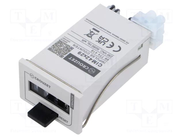 Counter: electromechanical; mechanical indicator; pulses; 99999 CROUZET CROUZET-99774418