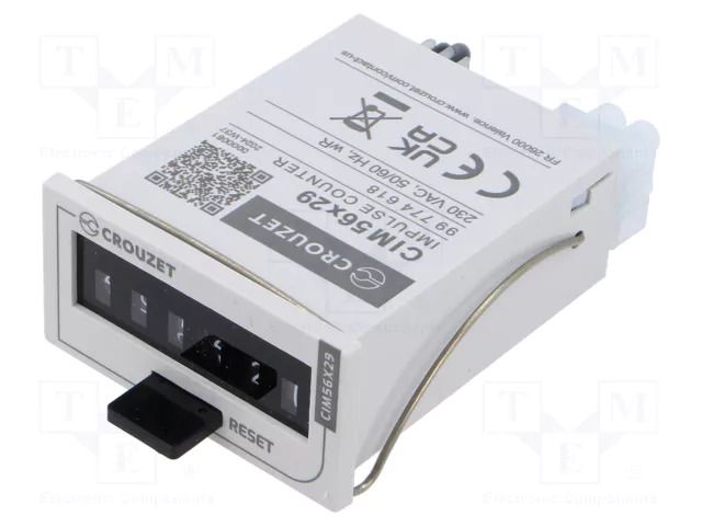 Counter: electromechanical; mechanical indicator; pulses; 999999 CROUZET CROUZET-99774618