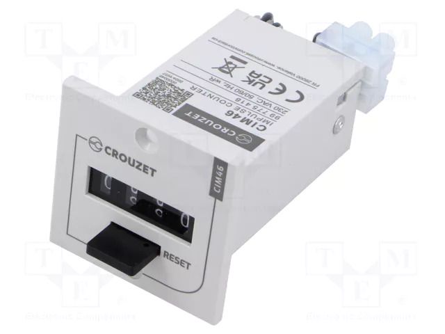 Counter: electromechanical; mechanical indicator; pulses; 99999 CROUZET CROUZET-99775418