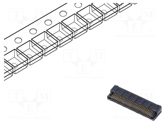 Connector: PCB to PCB; hermaphrodite; PIN: 60; 0.5mm; LSEM; SMT SAMTEC LSEM-130-06.0-F-DV