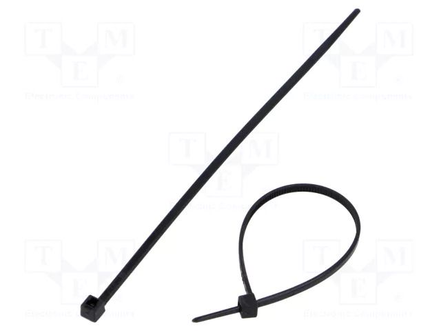 Cable tie; L: 135mm; W: 2.5mm; black; polyamide; UL94V-2; -40÷85°C MTA MTA-4621420