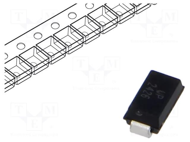 Diode: TVS; 0.4kW; 17.8÷19.7V; 15.4A; bidirectional; SMA; reel,tape EATON ELECTRIC SMAJE16CAH-EA