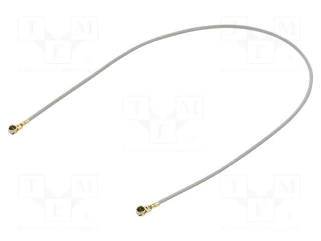 Cable; Colour: grey; Len: 0.2m; Wire dia: 28.7mm; Type: angled HIROSE UFL-2LPA068Y1TA200