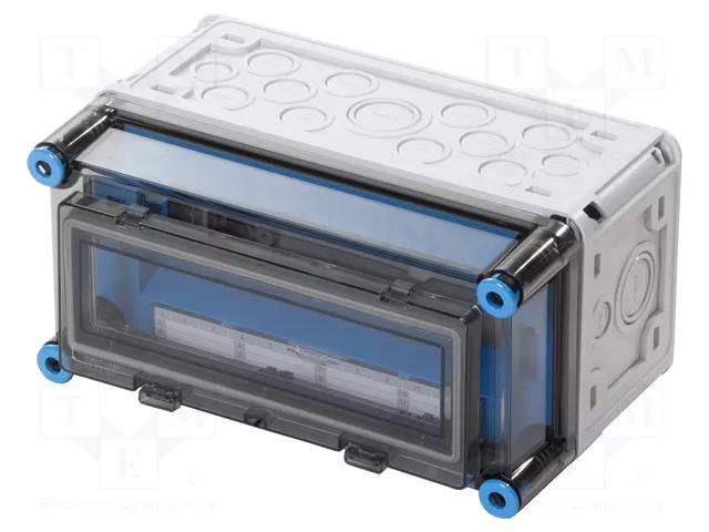 Enclosure: for modular components; IP65; light grey; Mi; IK08 HENSEL HENSEL-MI-1111