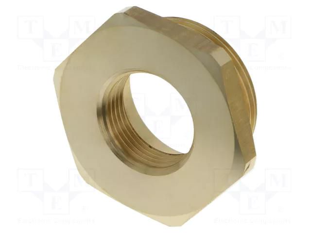 Mount.elem: thread adapter; brass; Int.thread: G 3/4" PNEUMAT MS251K11434