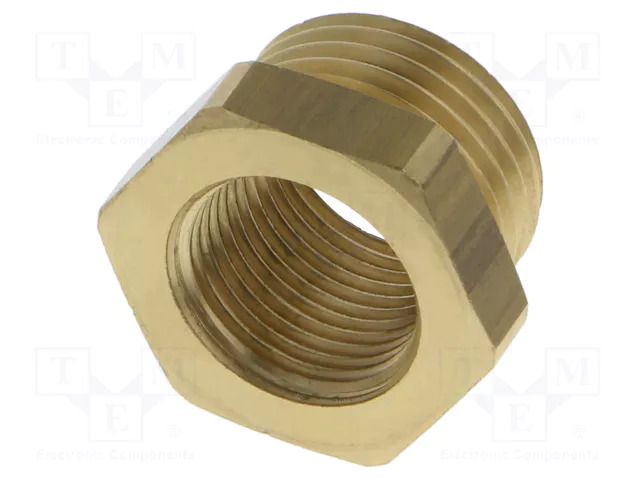 Mount.elem: thread adapter; brass; Int.thread: G 3/8" PNEUMAT MS251K1238