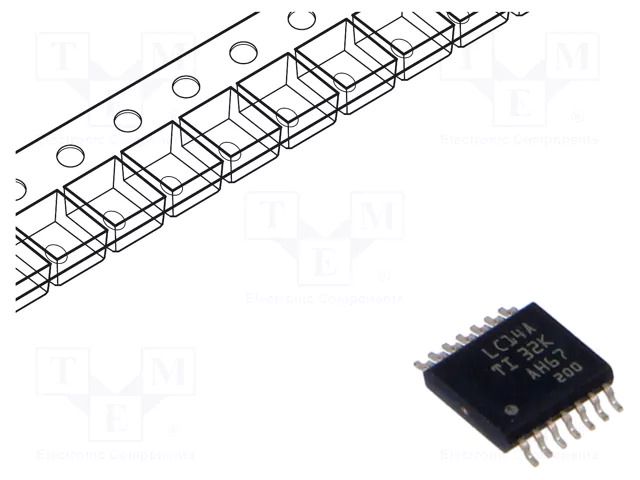 IC: digital; Schmitt trigger; Ch: 6 TEXAS INSTRUMENTS SN74LVC14APWR