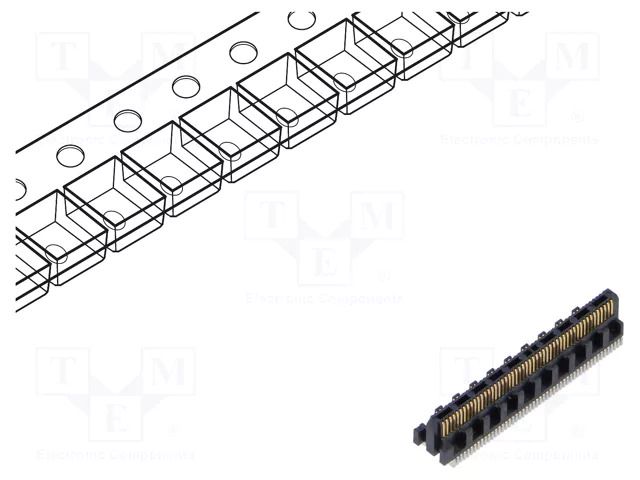 Connector: PCB to PCB; socket; male; PIN: 50; ST4; vertical; 1.6A SAMTEC ST4-50-2.50-L-D-P