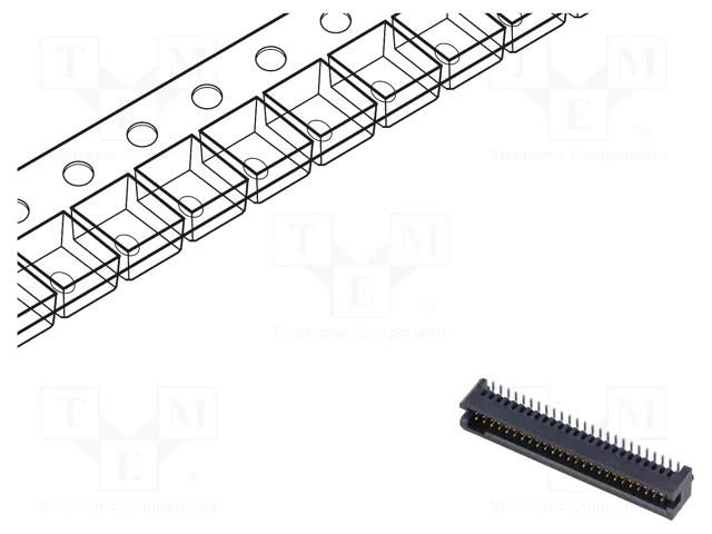 Connector: PCB to PCB; male; PIN: 50; 1.27mm; TFM; SMT; socket; 3.7A SAMTEC TFM-125-02-S-D-A-K