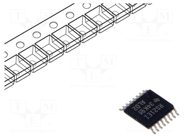 IC: interface; receiver,line driver; RS232; 1000kbps; TSSOP16 TEXAS INSTRUMENTS TRSF3221EIPWR