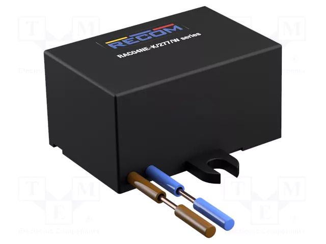 Converter: AC/DC; 4W; 85÷305VAC; Uout: 12VDC; Iout: 0.33A; OUT: 1; 80% RECOM RAC04NE-12SK/277/W