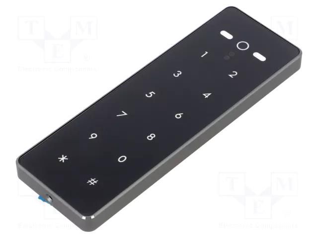 Access control reader; 6÷28V; Bluetooth Low Energy; metal,glass ELATEC T4SW-DL10NDGY7OSEU