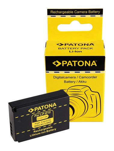 PATONA battery for Canon LPE12 LPE-12 Canon EOS M, PATONA 1141 4260284325299