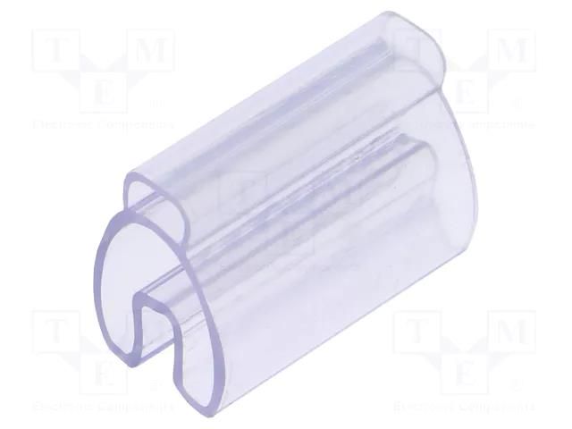 Markers; Marking: empty; 6÷10mm; PVC; transparent; -40÷80°C; leaded WEIDMÜLLER WM-1806300000