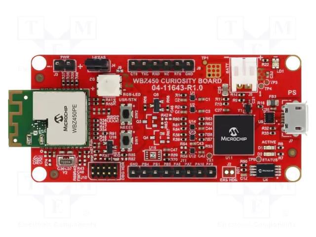 Dev.kit: Microchip; Curiosity; Components: WBZ450PE MICROCHIP TECHNOLOGY EV22L65A