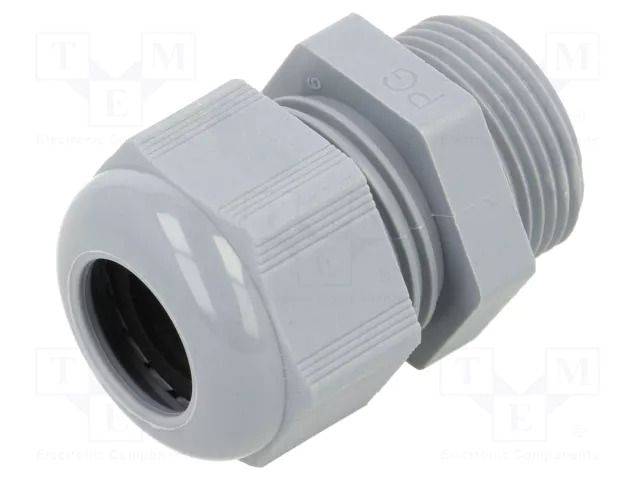 Cable gland; without nut; PG29; IP68; polyamide; grey; Entrelec TE Connectivity 1SNG601221R0000