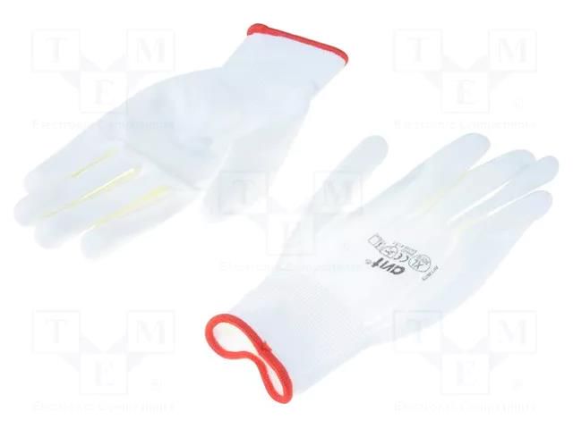 Protective gloves; Size: XL; white AVIT AV-13075