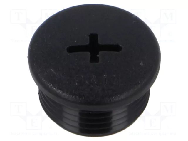 Stopper; PG11; IP68; polyamide; black; Entrelec; Thread: PG; 10mm TE Connectivity 1SNG620060R0000