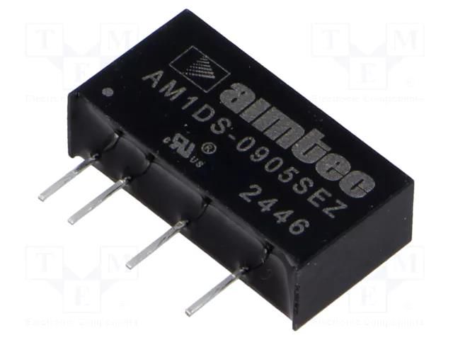 Converter: DC/DC; 1W; Uin: 8.1÷9.9VDC; Uout: 5VDC; Iout: 200mA; SIP7 AIMTEC AM1DS-0905SEZ