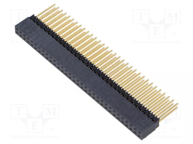 Connector: pin strips; socket; male; PIN: 64; straight; THT; 2.54mm SAMTEC ESQ-132-14-G-D