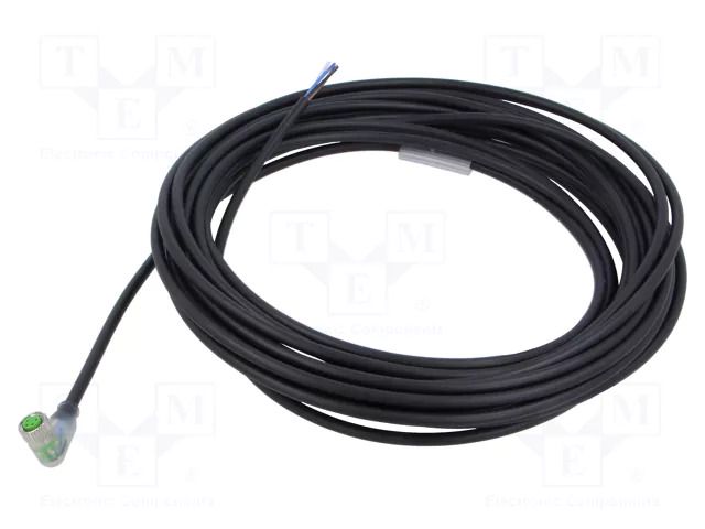 Cable: for sensors/automation; M8; PIN: 3; angled; 10m; plug; 30VDC MURRELEKTRONIK 7000-08141-6311000