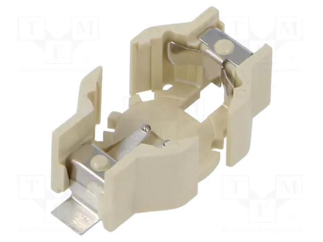 Socket; AG13,LR44,SR44; Batt.no: 1; horizontal,SMD RENATA SMTU357-LF