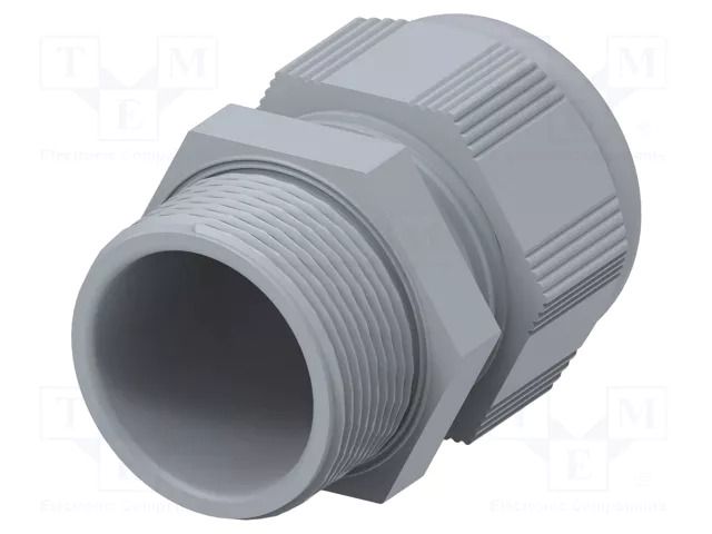 Cable gland; without nut,with long thread; M32; 1.5; IP68; grey TE Connectivity 1SNG601104R0000