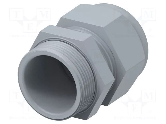 Cable gland; without nut; M32; 1.5; IP68; polyamide; grey; Entrelec TE Connectivity 1SNG601110R0000