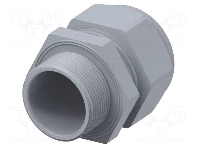 Cable gland; without nut,with long thread; M32; 1.5; IP68; grey TE Connectivity 1SNG601116R0000