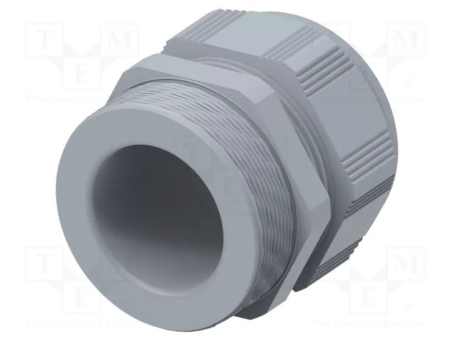 Cable gland; without nut; M63; 1.5; IP68; polyamide; grey; Entrelec TE Connectivity 1SNG601143R0000