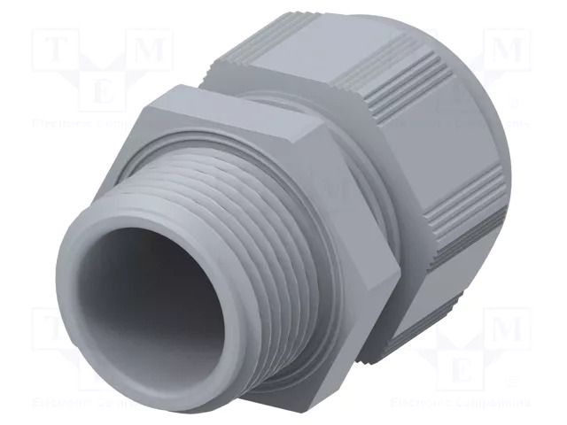 Cable gland; without nut; NPT3/4"; IP68; polyamide; grey; Entrelec TE Connectivity 1SNG601170R0000
