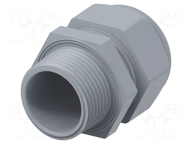 Cable gland; without nut; NPT1"; IP68; polyamide; grey; Entrelec TE Connectivity 1SNG601179R0000