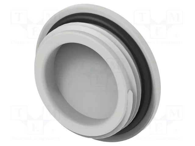 Stopper; M25; 1.5; IP68; polyamide; light grey; Entrelec; 6mm TE Connectivity 1SNG620019R0000