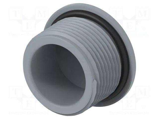 Stopper; M25; 1.5; IP68; polyamide; grey; Entrelec; Thread: metric TE Connectivity 1SNG620026R0000