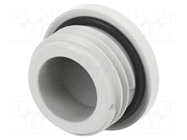 Stopper; PG7; IP68; polyamide; light grey; Entrelec; Thread: PG; 6mm TE Connectivity 1SNG620043R0000