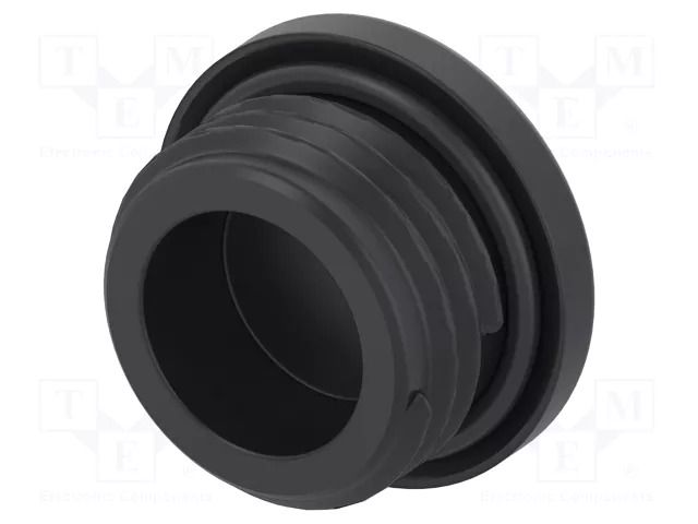 Stopper; PG7; IP68; polyamide; black; Entrelec; Thread: PG; 6mm TE Connectivity 1SNG620045R0000
