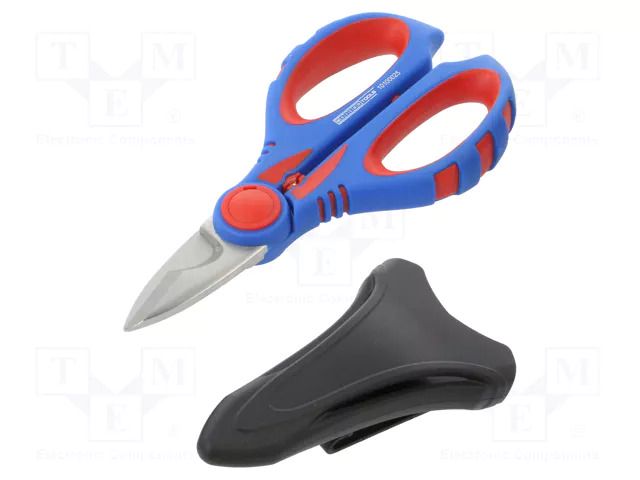 Scissors; for cables; 160mm; Kit: holster,cutters WEICON WEICON-10100025