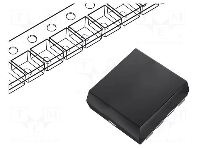 Transistor: N/P-MOSFET; unipolar; complementary pair; 20/-20V ONSEMI NTHD3100CT1G