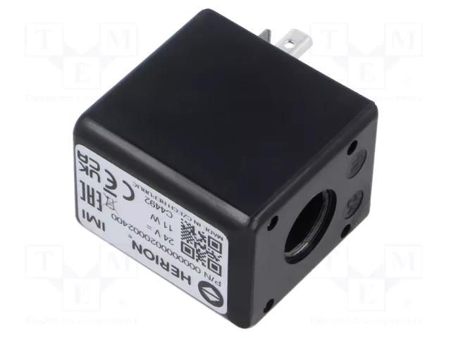 Coil for solenoid valve; 24VDC; 11W; 30x40x22mm NORGREN HERION NOR-20002400