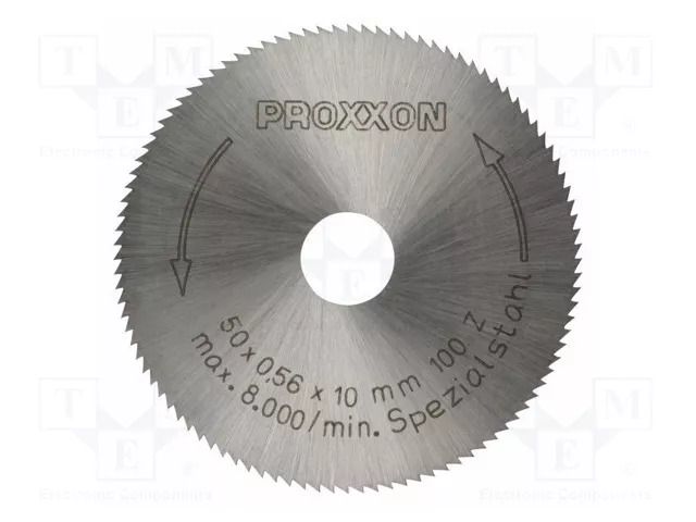 Circular saw; Ø: 50mm; Holder: assembly hole; 10mm PROXXON PR28020