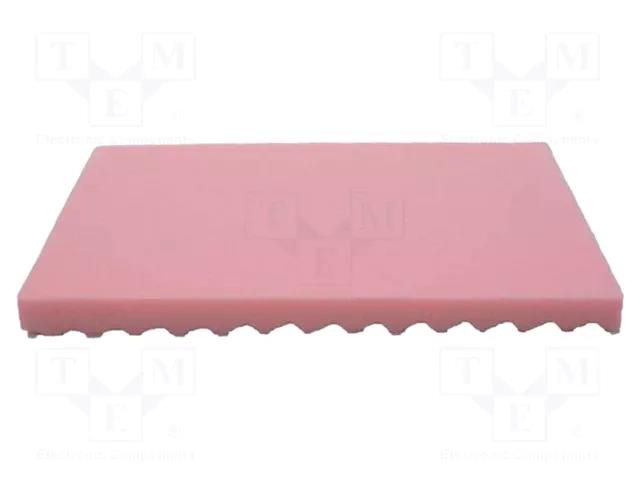 Dissipative foam; ESD; L: 355mm; W: 255mm; Thk: 15mm; polyurethane EUROSTAT GROUP ERS-262150012
