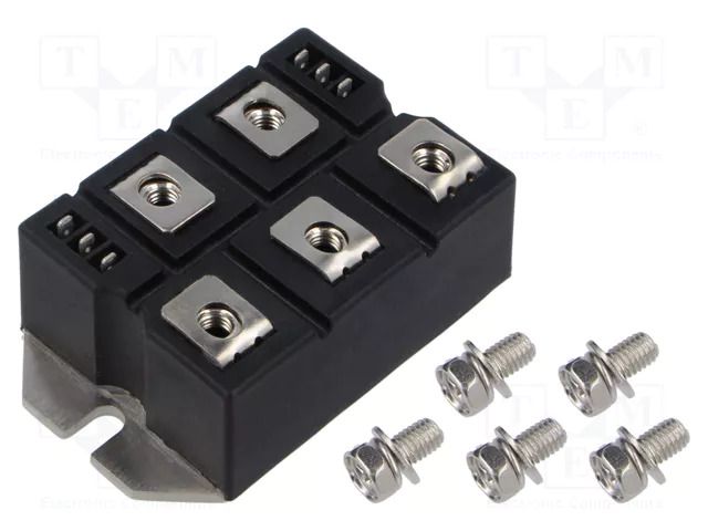 Bridge rectifier: full-controlled; Urmax: 1.2kV; If: 180A; PWS-E SIRECTIFIER S3PFB180G12B-SIR