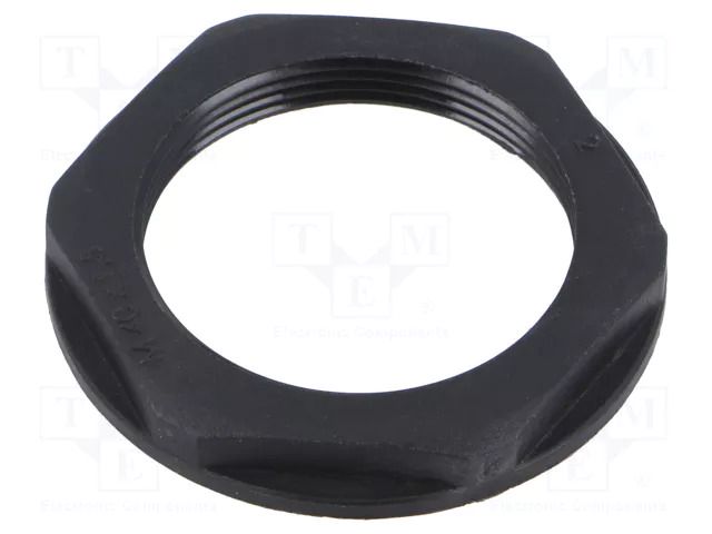 Nut; M40; polyamide 6; 50mm; black; Thread: metric; Pitch: 1.5 HELUKABEL HELU-98168