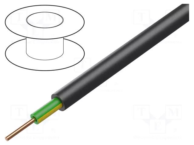 Wire; N2XH; 1G10mm2; wire; Cu; LSZH; black; 600V,1000V HELUKABEL N2XH-J-1G10