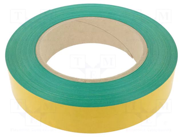 Tape: marking; green; L: 50m; W: 50mm; self-adhesive; PVC FATH FA-0203T05063