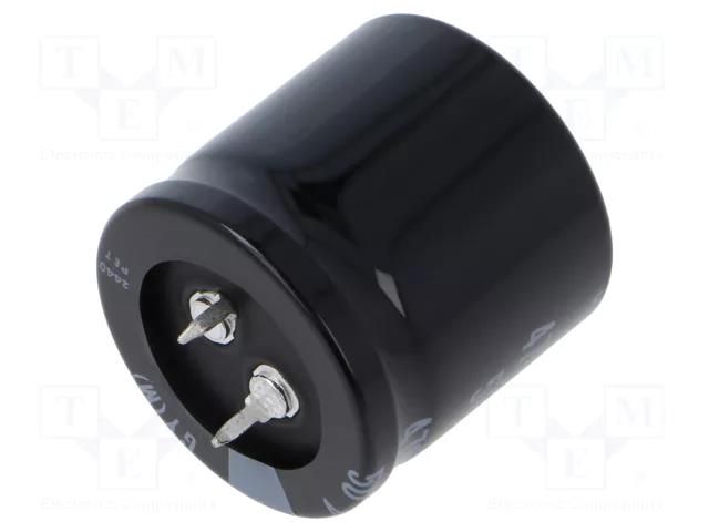 Capacitor: electrolytic; SNAP-IN; 4700uF; 50VDC; Ø30x30mm; ±20% NICHICON LGY1H472MELB30